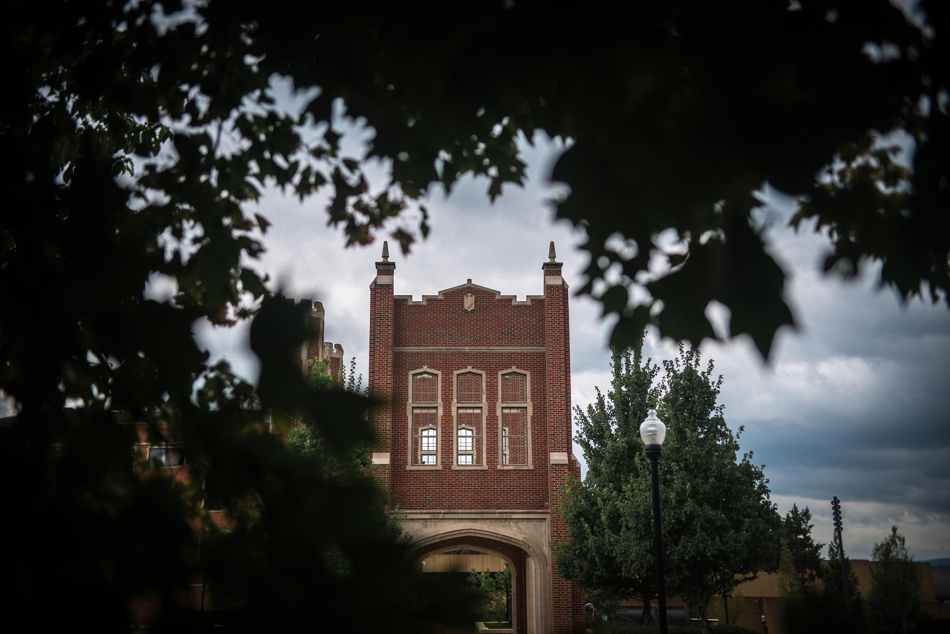 Scenic image of building on Chamberlain field
