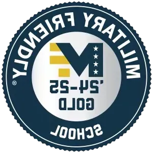Military Friendly School: 24-25 Gold Logo